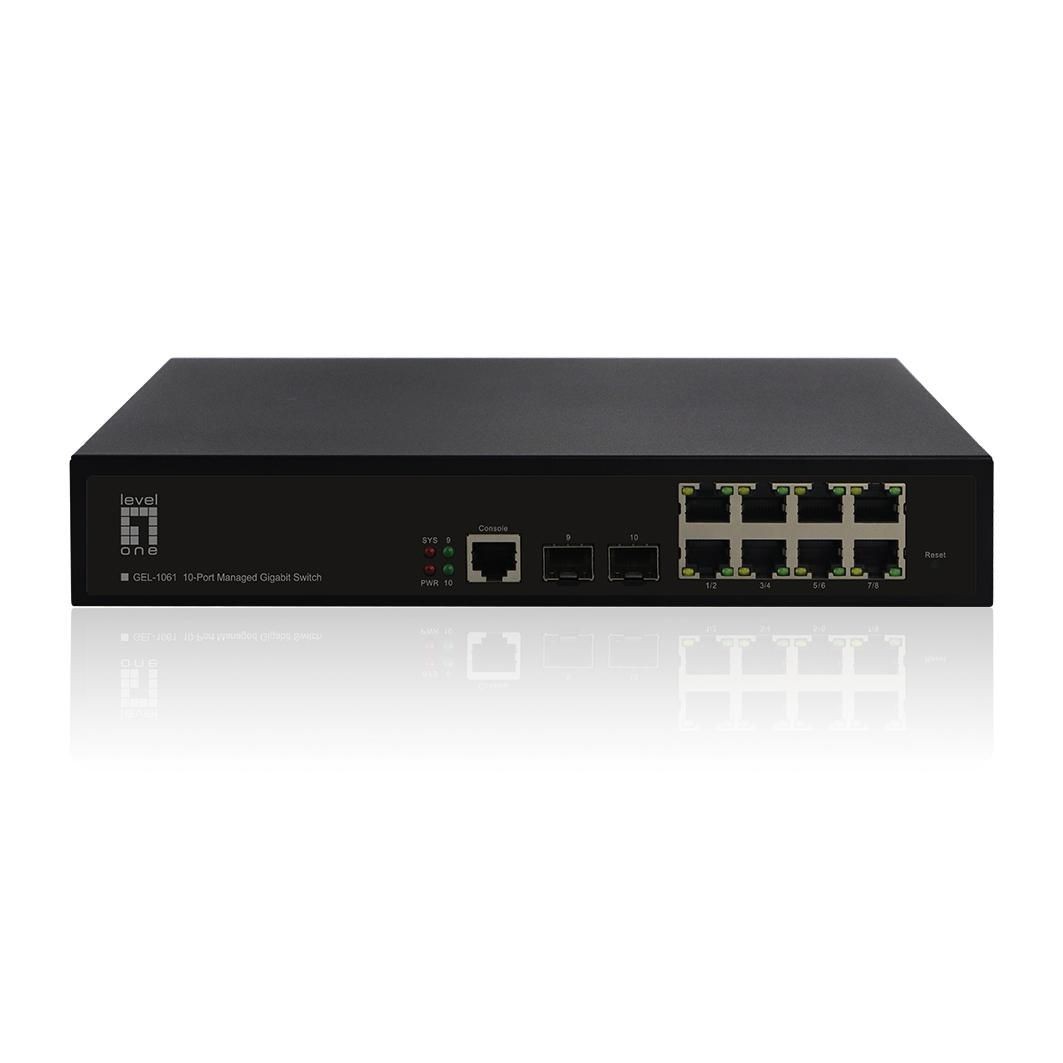 LevelOne GEL-1061 10-PORT L2 MANAGED GIGABIT KILBY 10-Port Managed Gigabit S ~E~