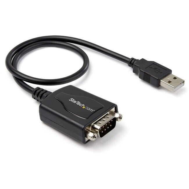 StarTech 1-Port Professional USB to Serial Adapter Cable with COM Retention