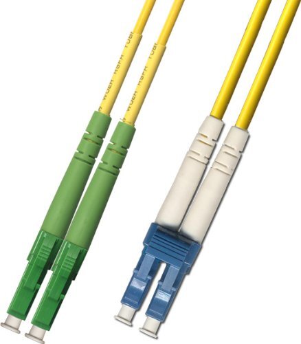 15M Singlemode Duplex Fiber Optic Cable 9/125 LC APC UPC Patch Cable Patch Cord