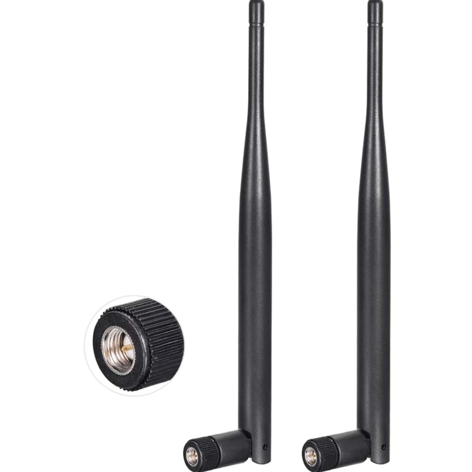4G LTE Cellular Antenna 6dBi SMA Male 2 Pack for Mobile Router Trail Security...