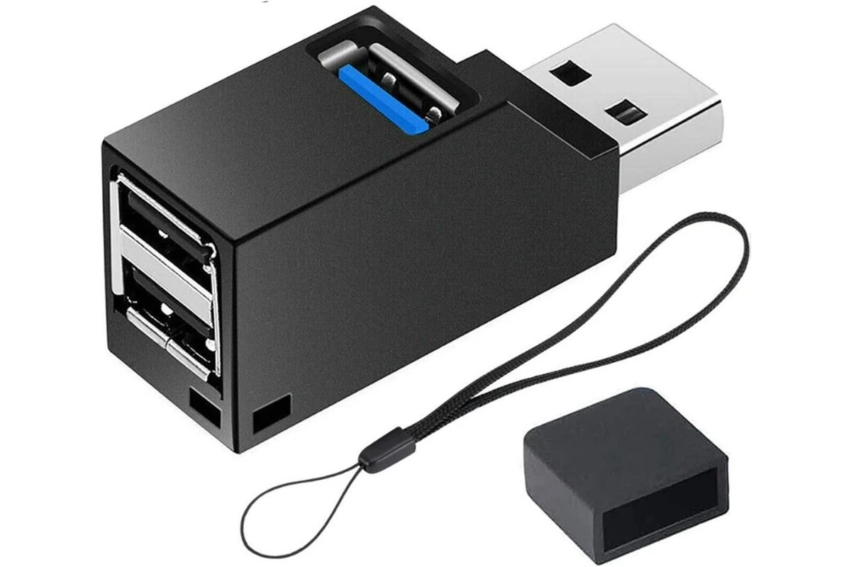 USB3.0 Hub 3Ports Mini Splitter High Speed Data Transfer For PC Laptop wholesale
