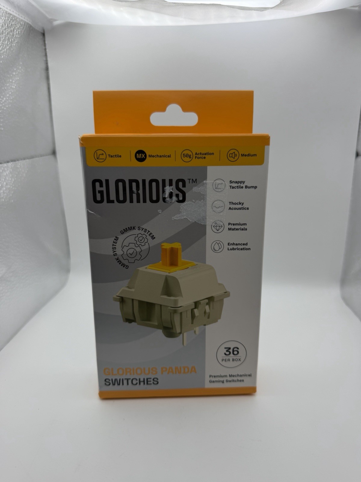 Glorious Panda Switches For Mechanical Keyboard Switches 36 Piece