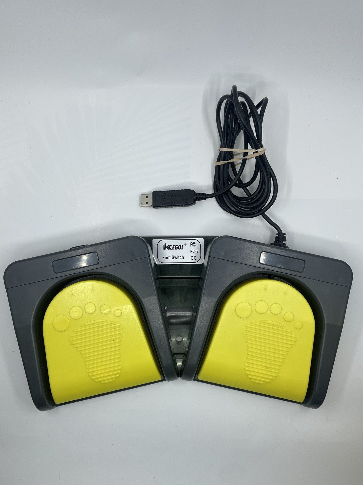 KEGOL USB Dual Foot Switch - Double Foot Pedal USB FS2016-B2 ikkegol