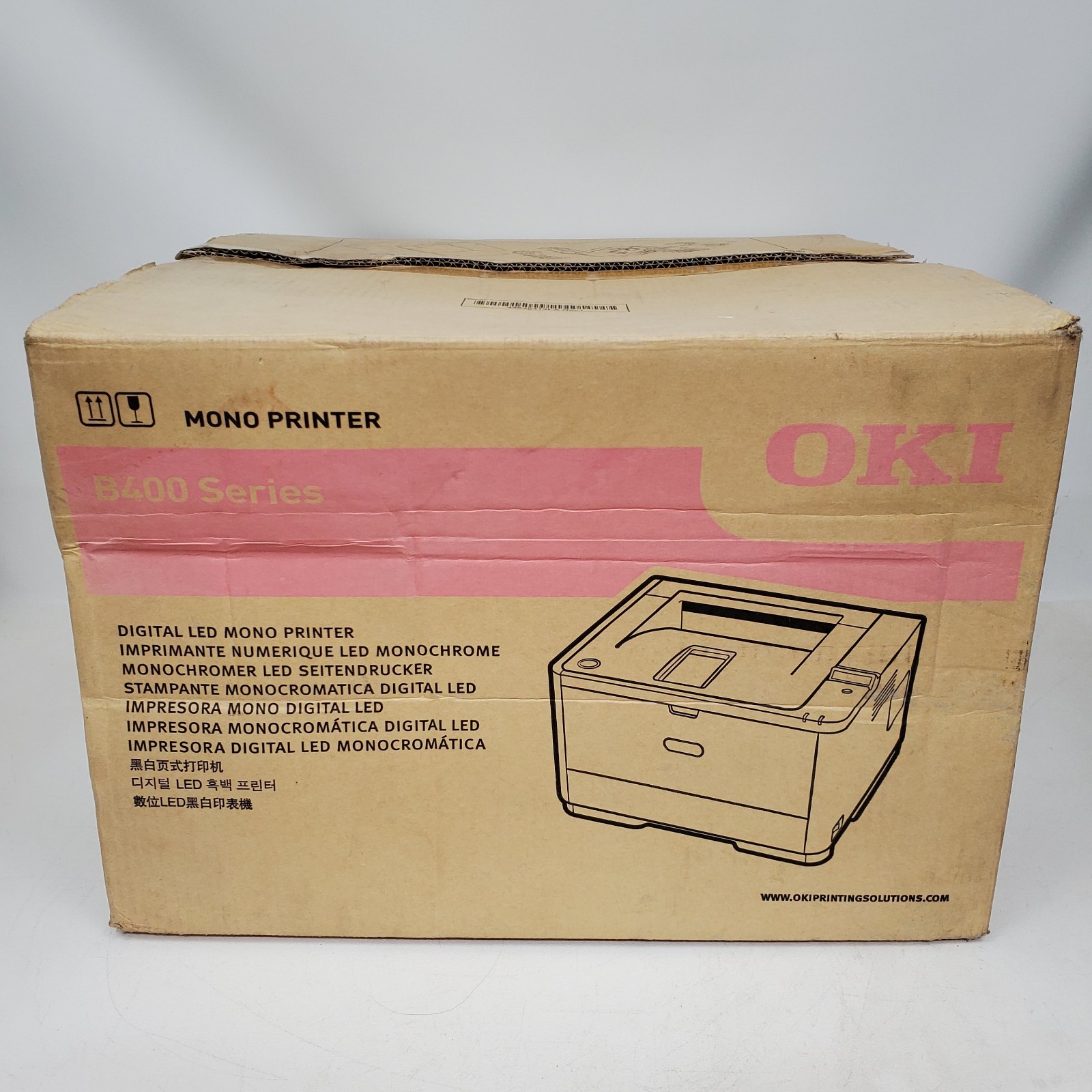 OKI Data B400 Series Digital Mono Printer Model B431DN Black