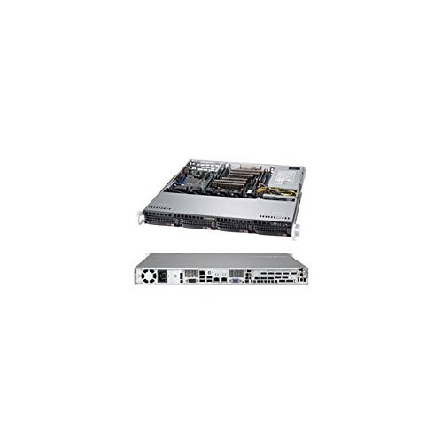 Supermicro CSE813MFTQC350CB 1U Rackmount Chassis 4-Bay Black