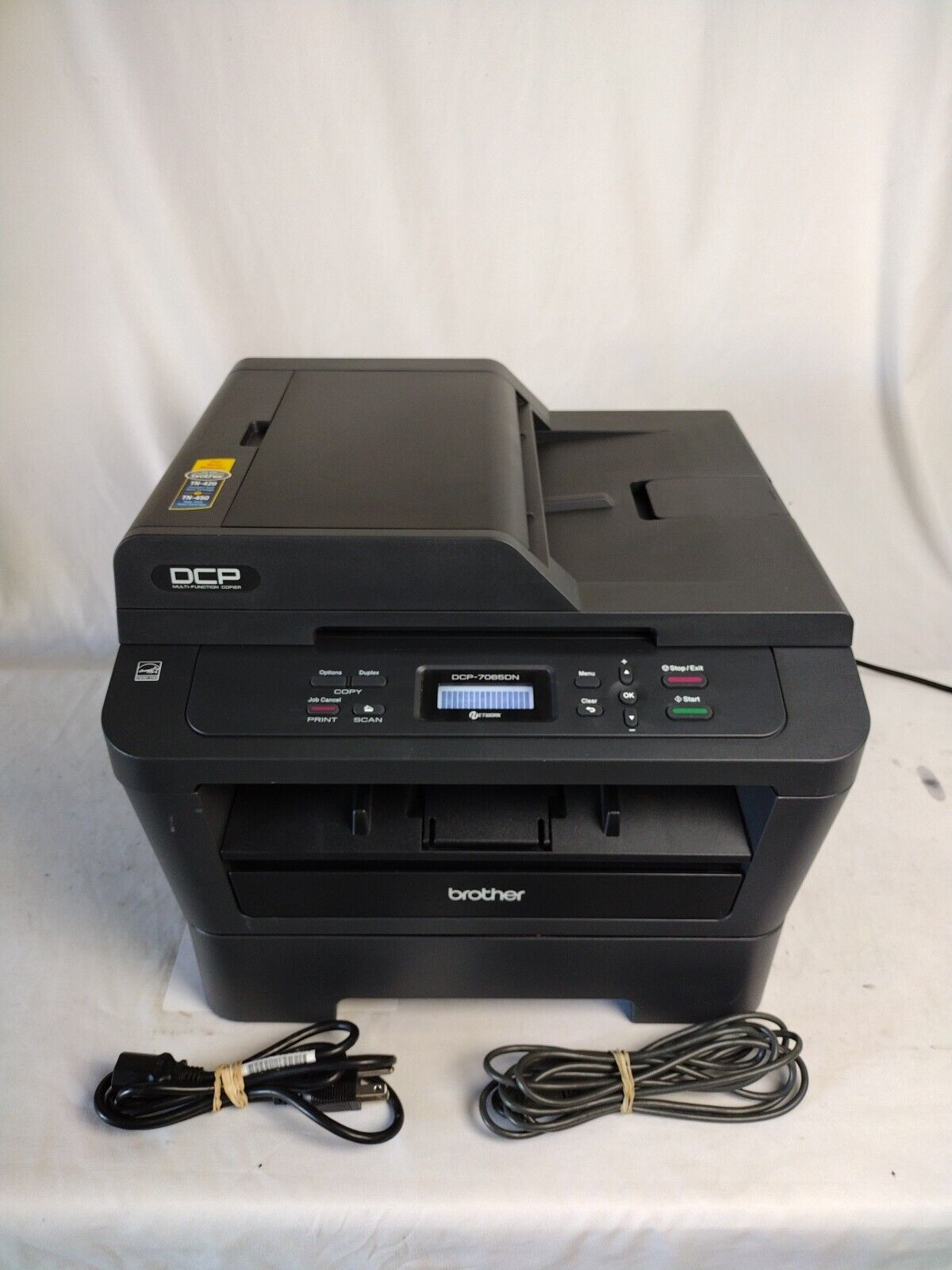 Brother DCP-7065DN All-In-One Laser Printer With Toner. 