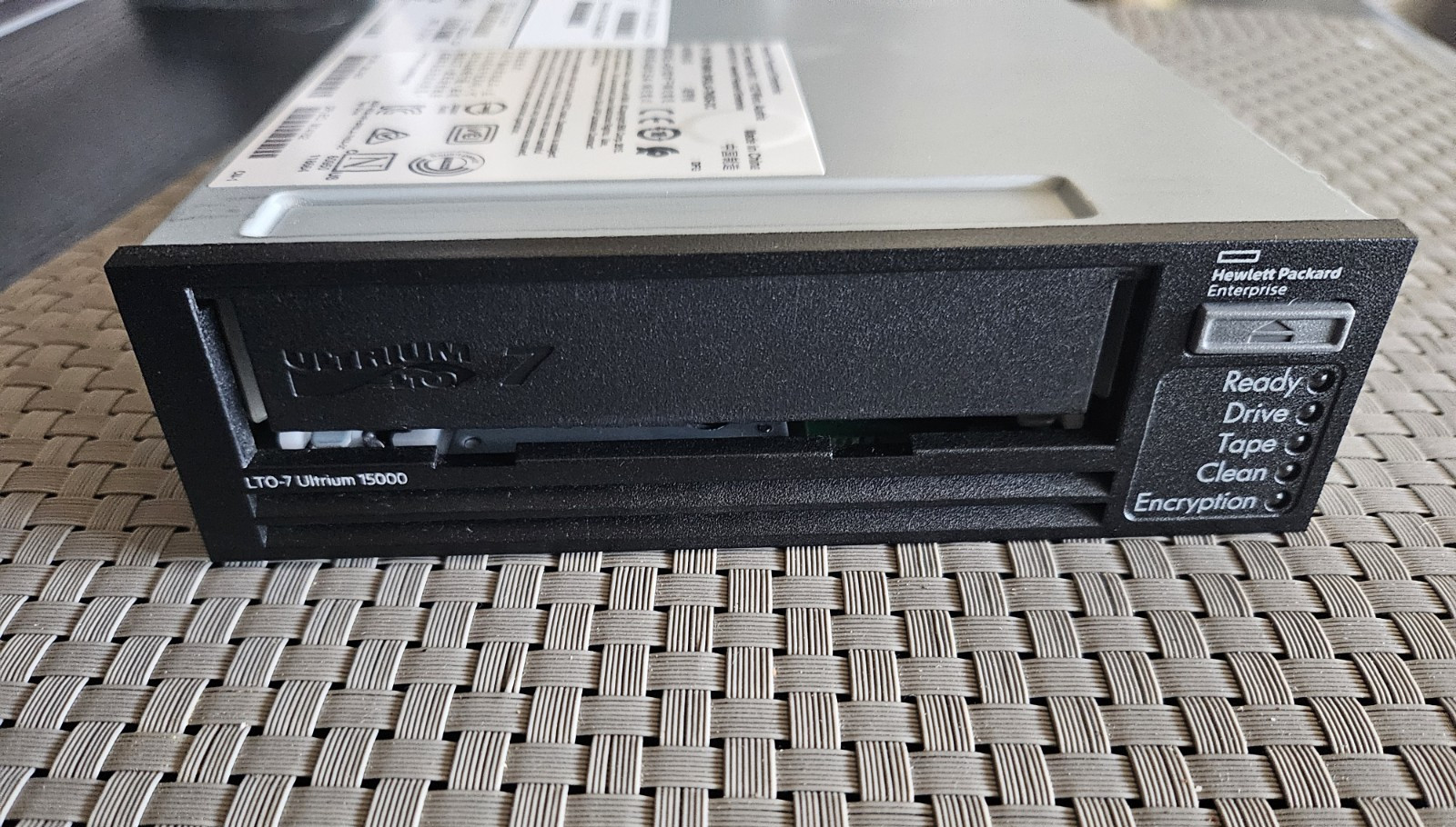 HPE LTO-7 Ultrium 15000 SAS Internal Tape Drive - AS IS