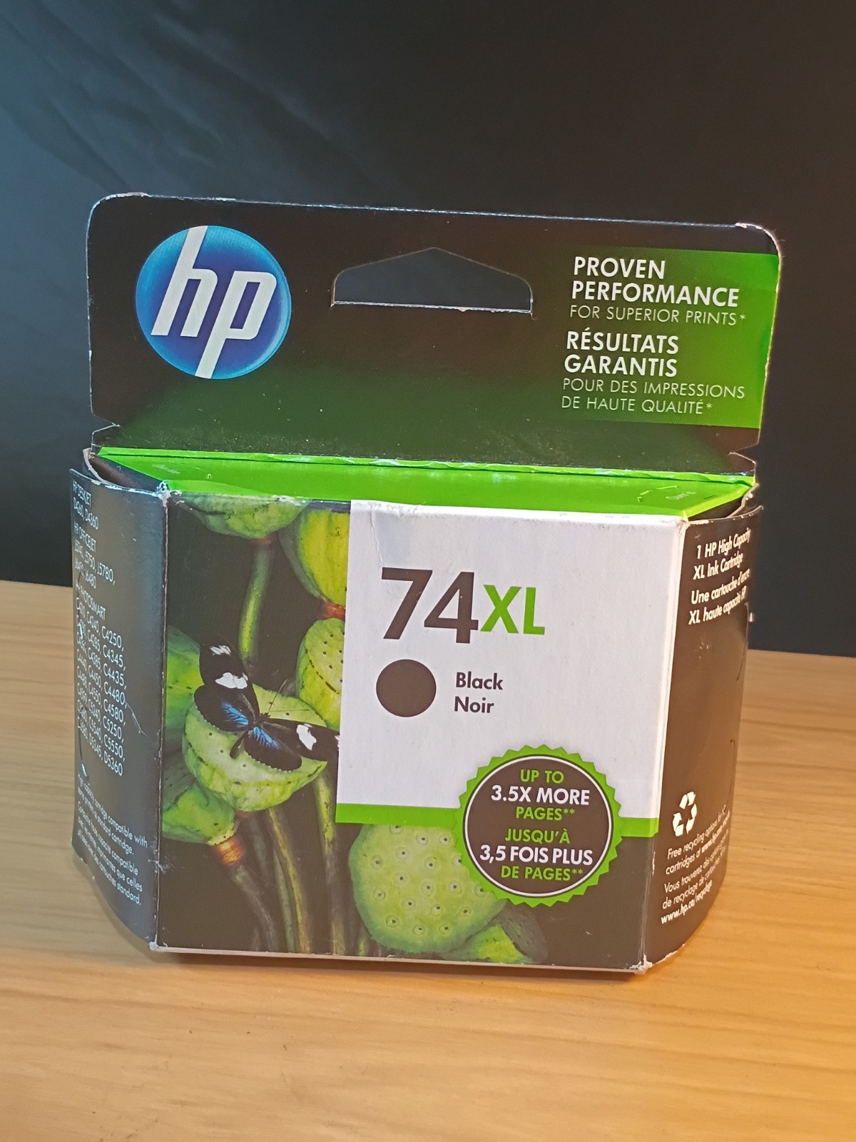 2020 Genuine HP 74XL Black High Capacity Ink Cartridge CB336WN OEM 