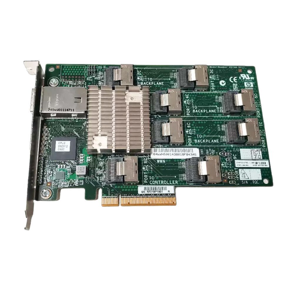Lot of 2x HP 24-Bay PCIe 3gb SAS Expander Card 487738-001