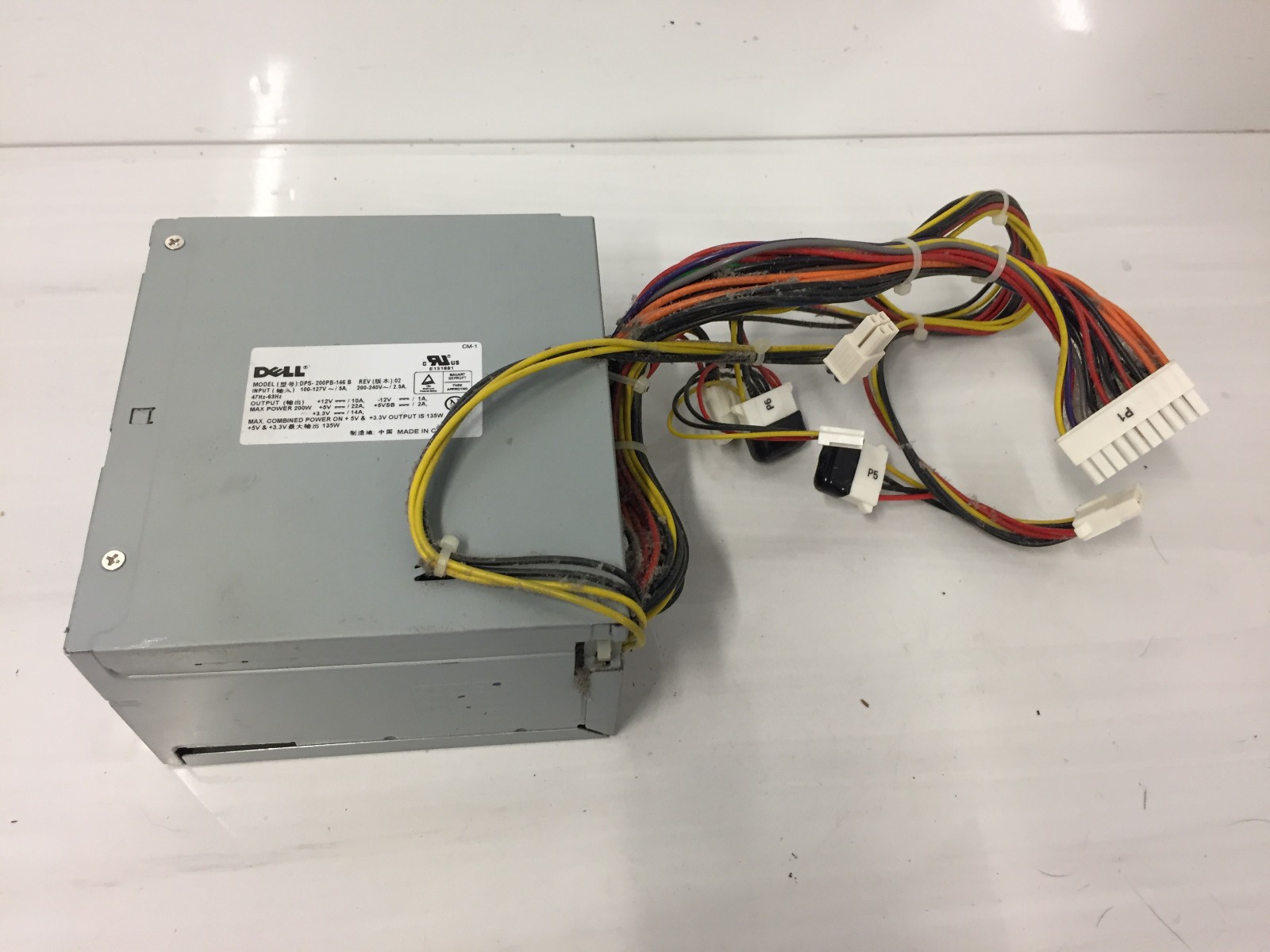 Genuine Dell 200W Power Supply PSU DPS-200PB-146 B Replacement Part