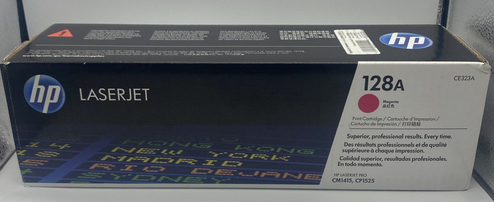 New HP 128A Magenta LaserJet  Toner Cartridge Genuine CE323A