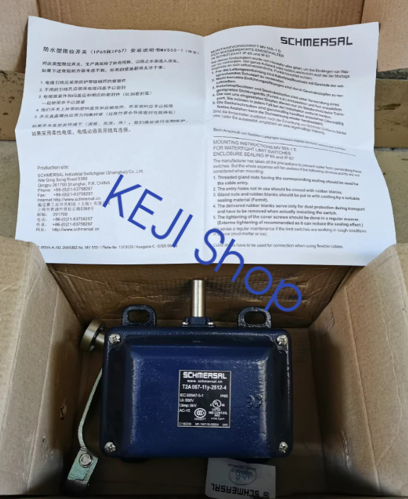 1PCS NEW SCHMERSAL T2A 067-11Y-2512-4 Limit switch Fast Shipping Via FedEx/DHL