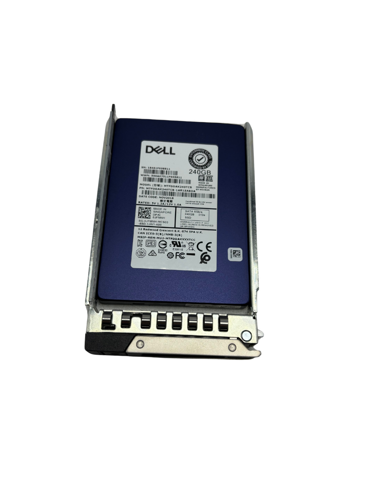 Dell JFMNH 240GB 6Gbps SATA MU 2.5\