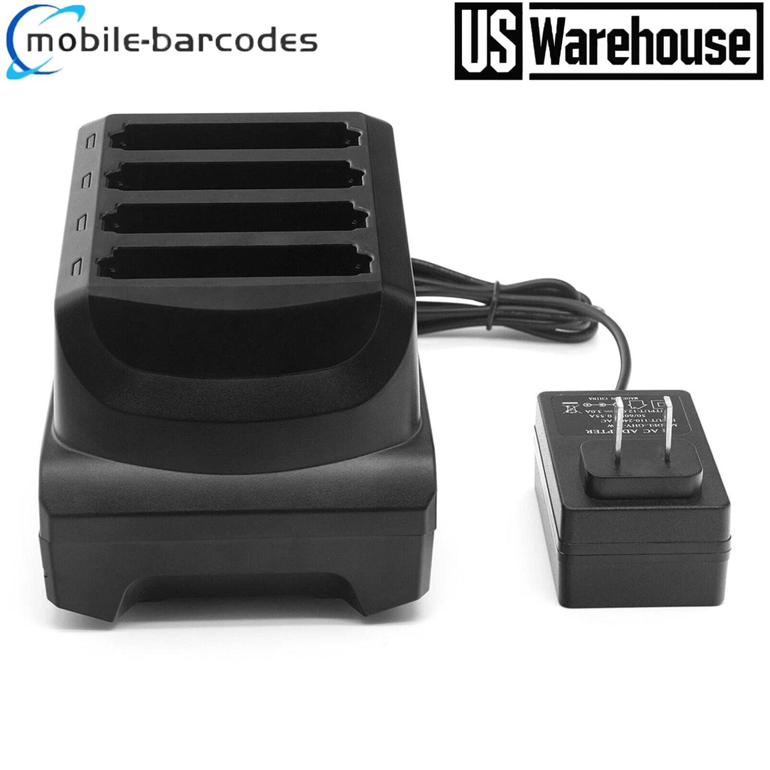 For Zebra TC22 TC27 4-Slot Battery Charger Cradle P/N: SAC-TC2L-4SCHG-01