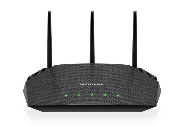 NETGEAR Black Wireless Router with 3 External Antennas, Wireless Connectivity
