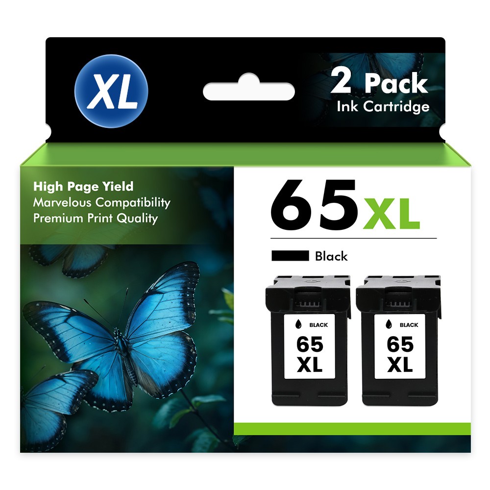 65XL Ink Cartridge For HP 65 Ink ENVY 5010 5055 5052 Deskjet 2600 2652 3755 3772