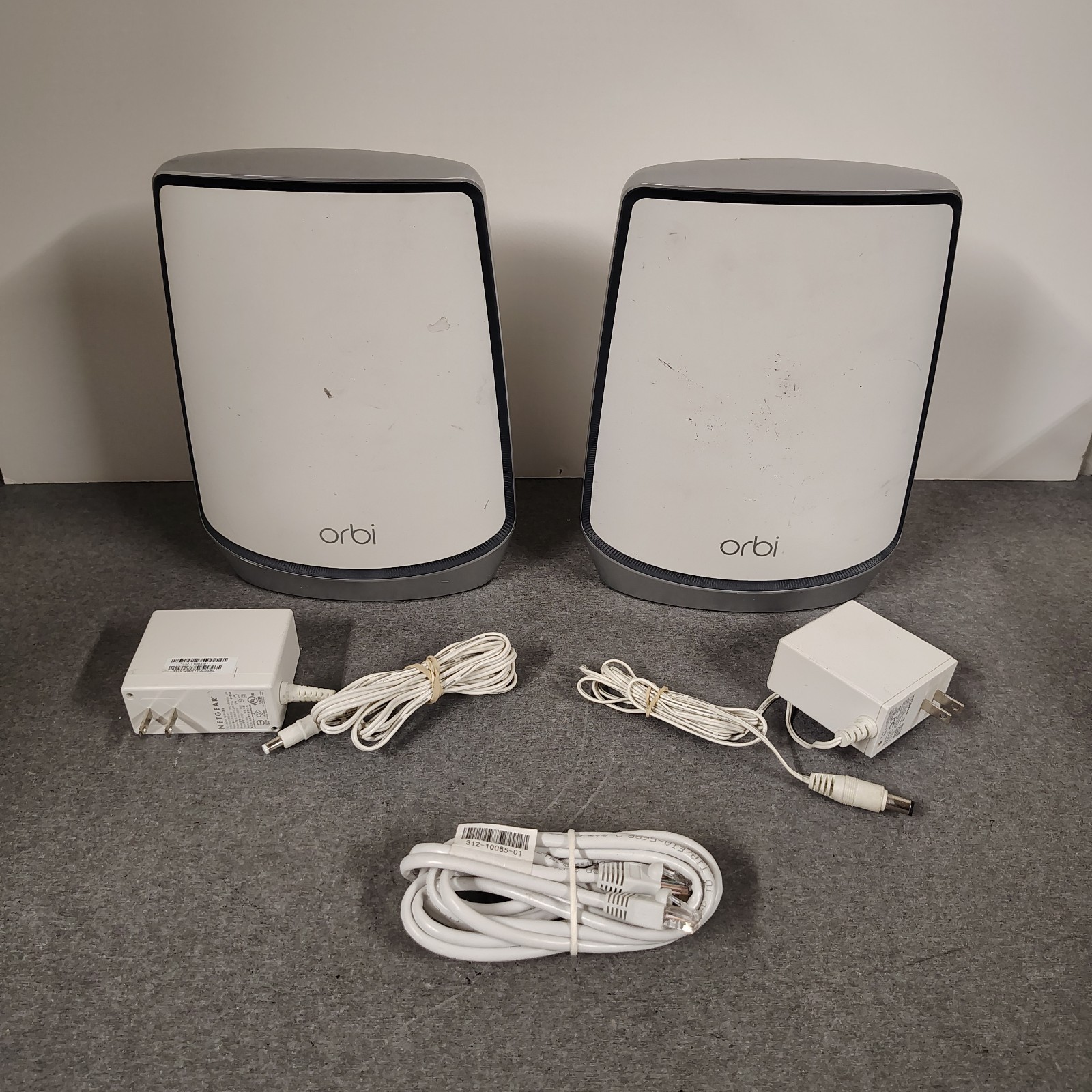 NETGEAR Orbi WiFi 6 Router RBR850  Orbi Satellite RBS850 Combo Lot G2U