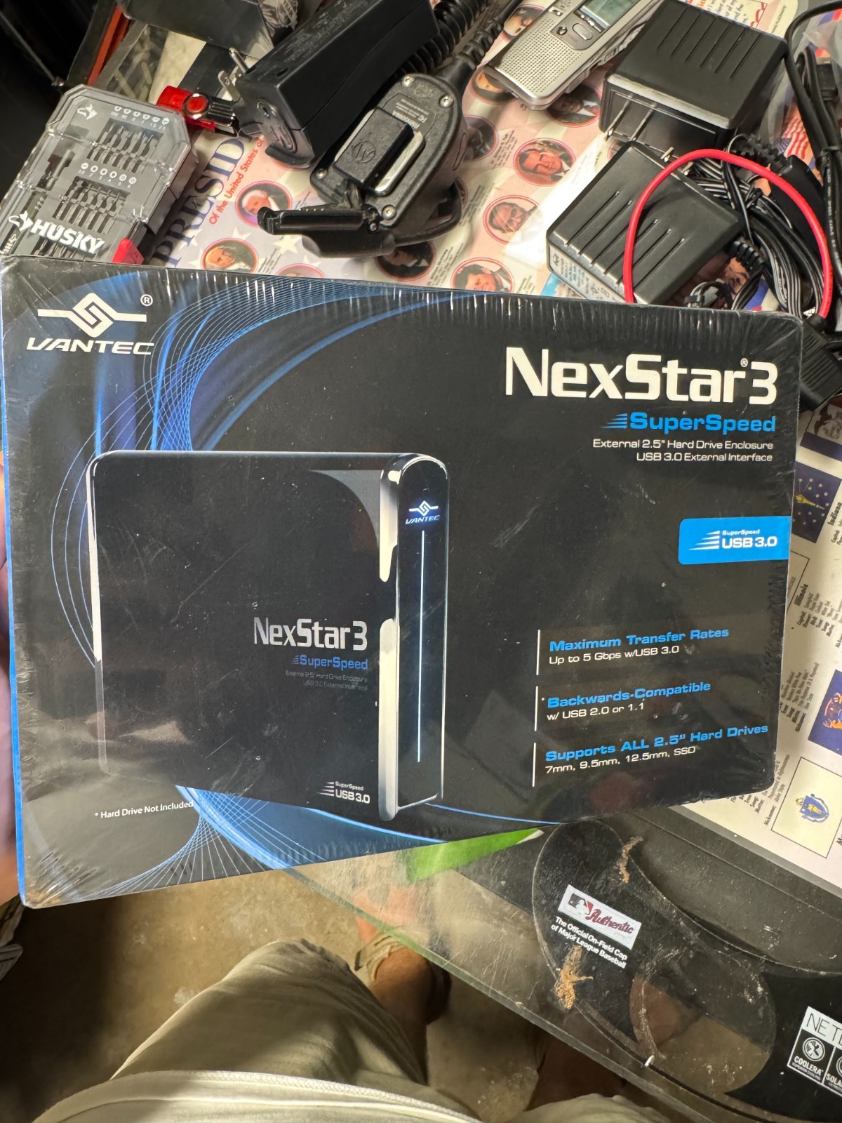 Vantec NexStar 3 USB 3.0 2.5″ SATA Hard-Drive/SSD Enclosure NST-280S3-BK