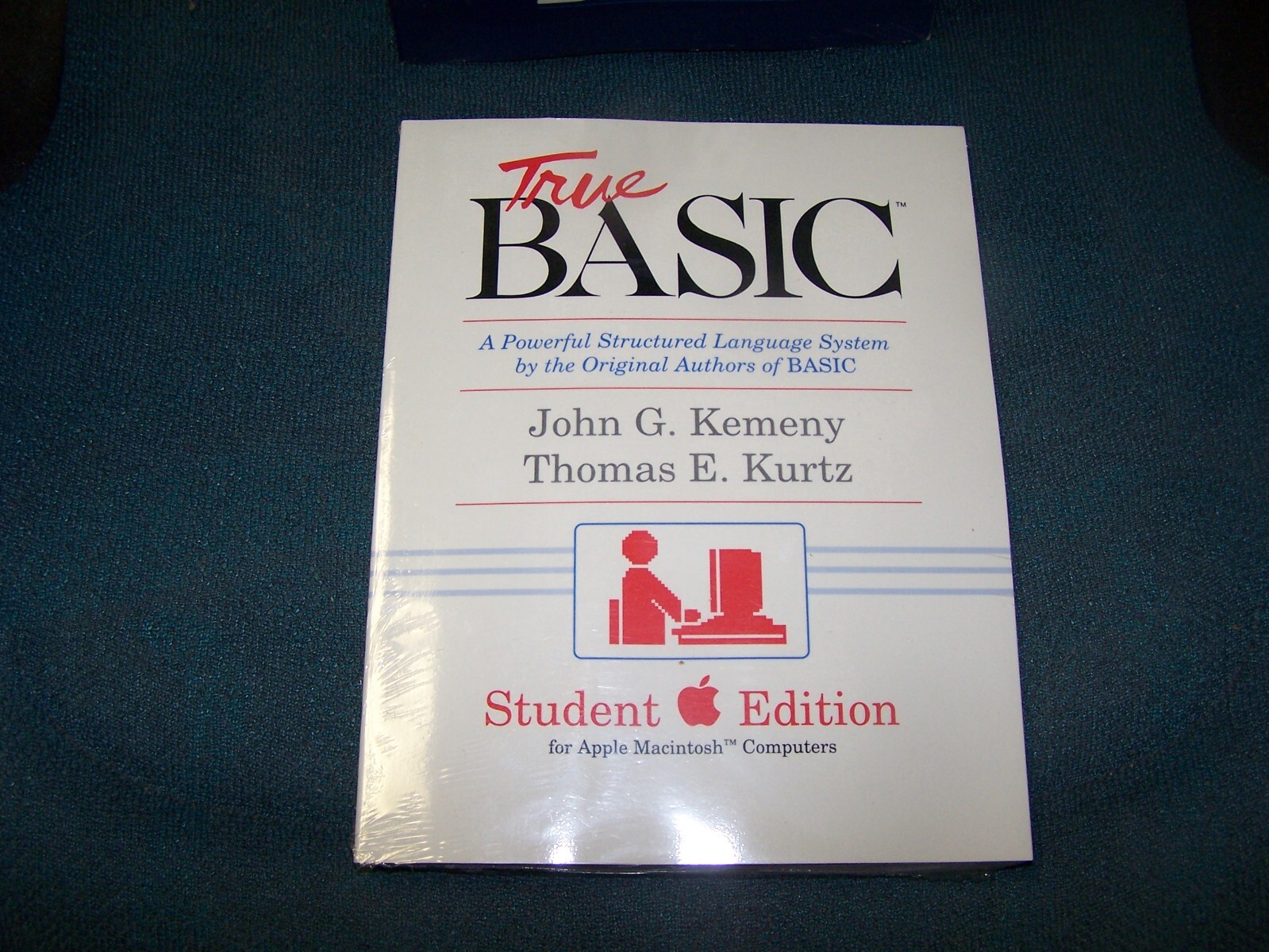 True BASIC manual and 3.5" disk for vintage Mac -Student Edition  -New Old Stock