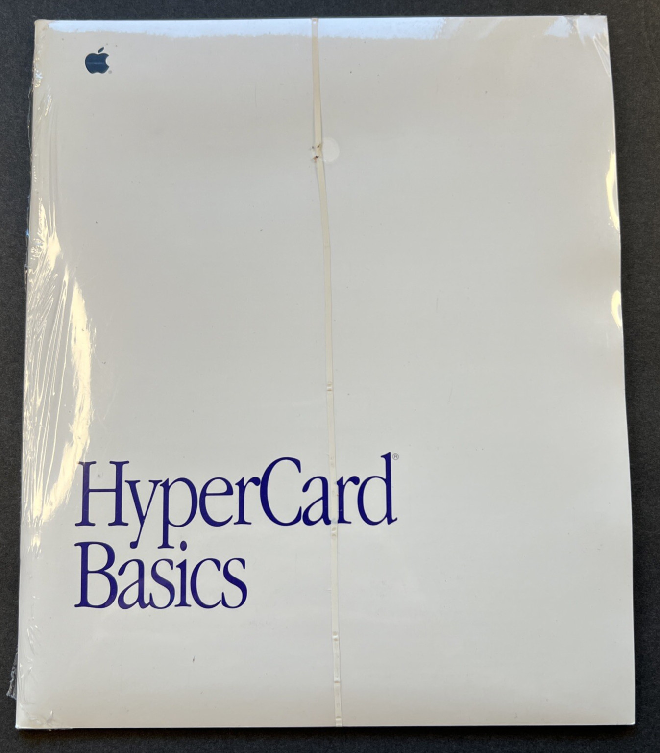 1991 Apple Macintosh VINTAGE HyperCard Basics Manual & Disk - v 2.1 690-5765-A