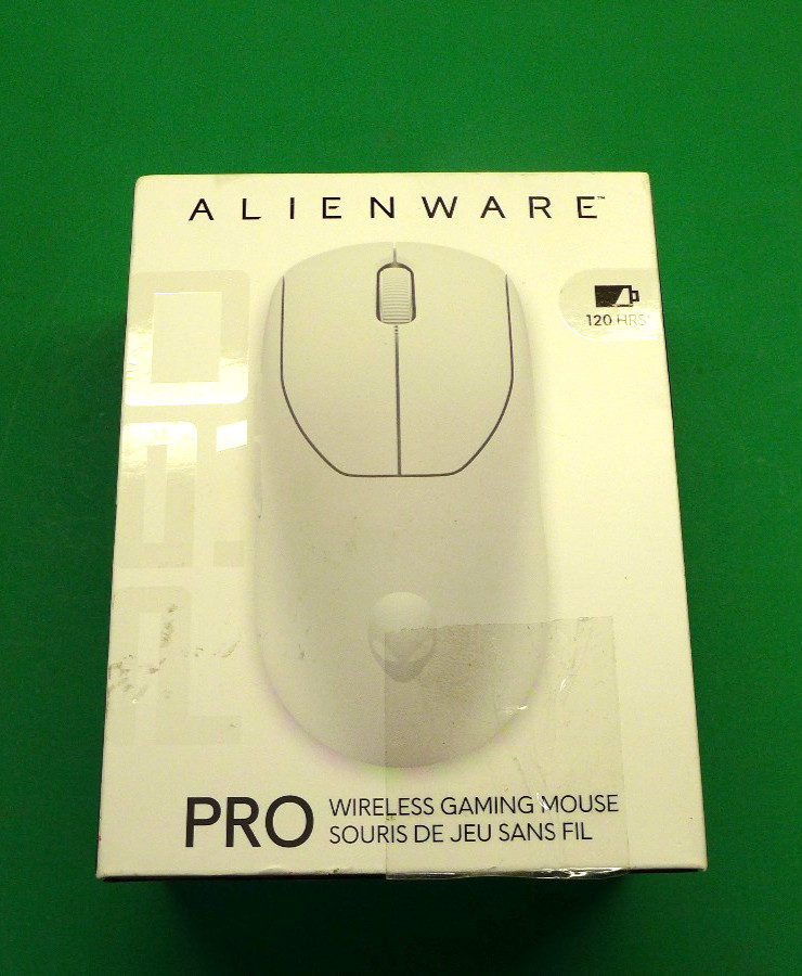 GENUINE Alienware PRO Wireless Gaming Mouse WHITE Dell THJPV