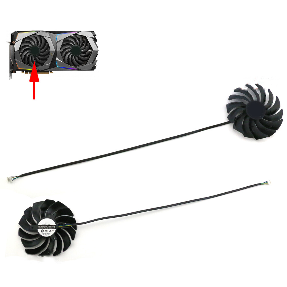 95mm For MSI RTX2070 2070S GAMING Z/X Graphics Card Cooling Fan PLD10010B12HH