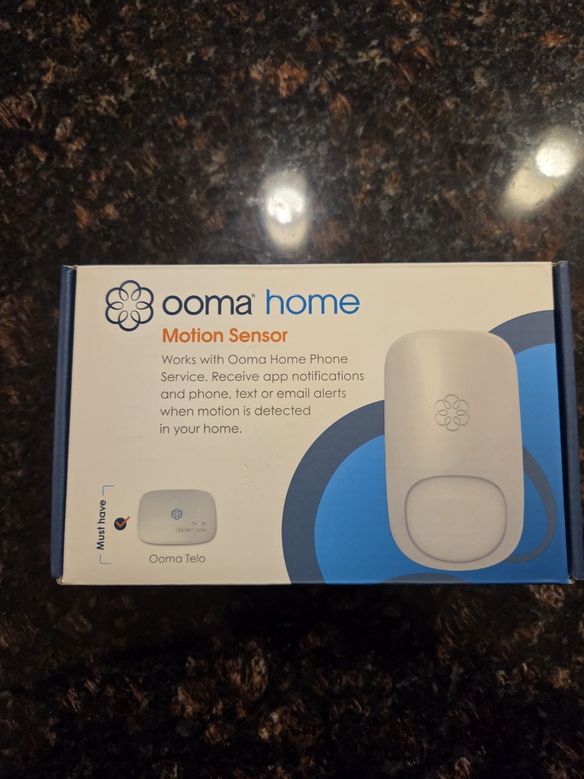 Ooma Home Motion Sensor 100-0222-200 for Ooma Telo, New, Open box