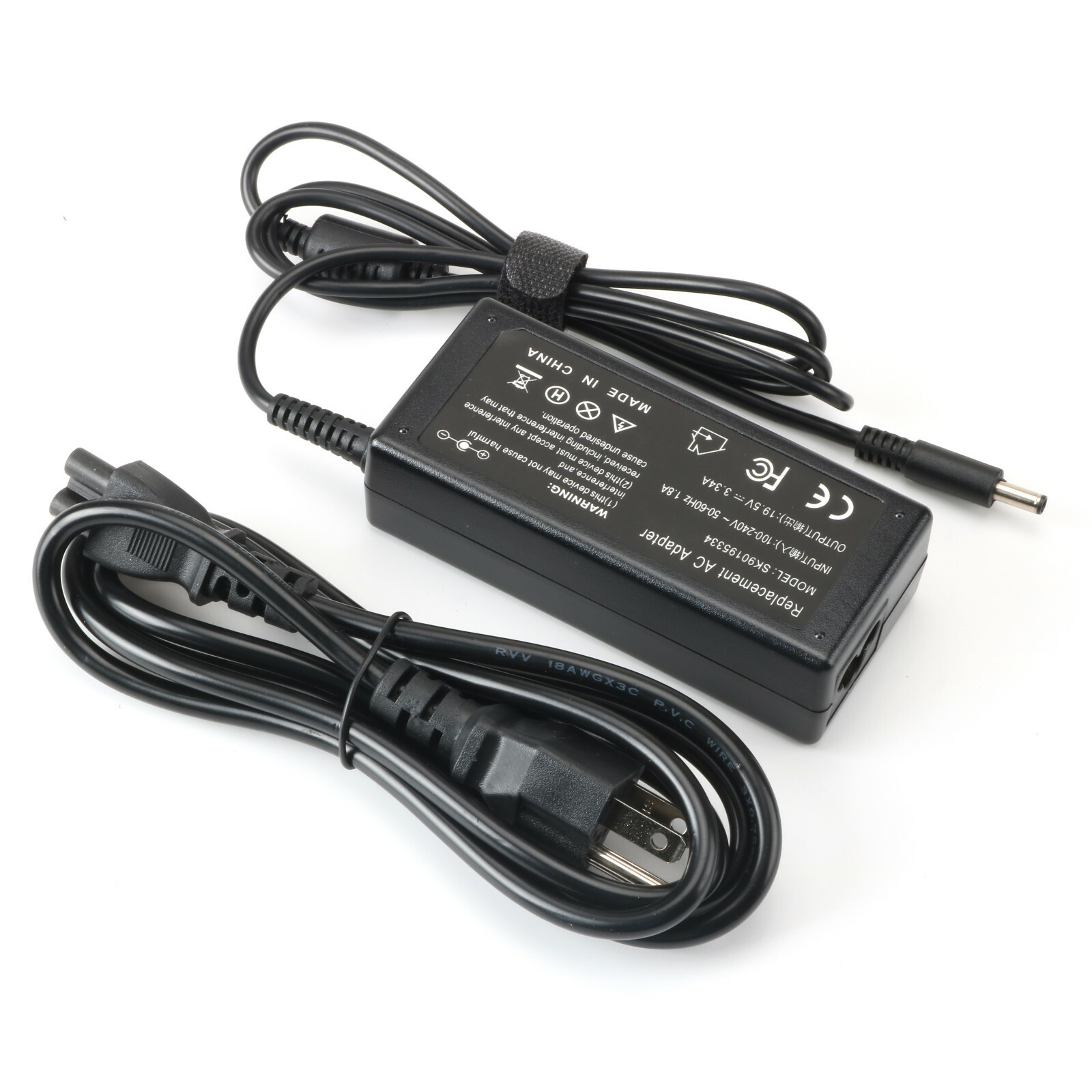 AC 65W  3.34A Power Adapter Charger for Dell inspiron 14 5409 5406 5402 Laptop