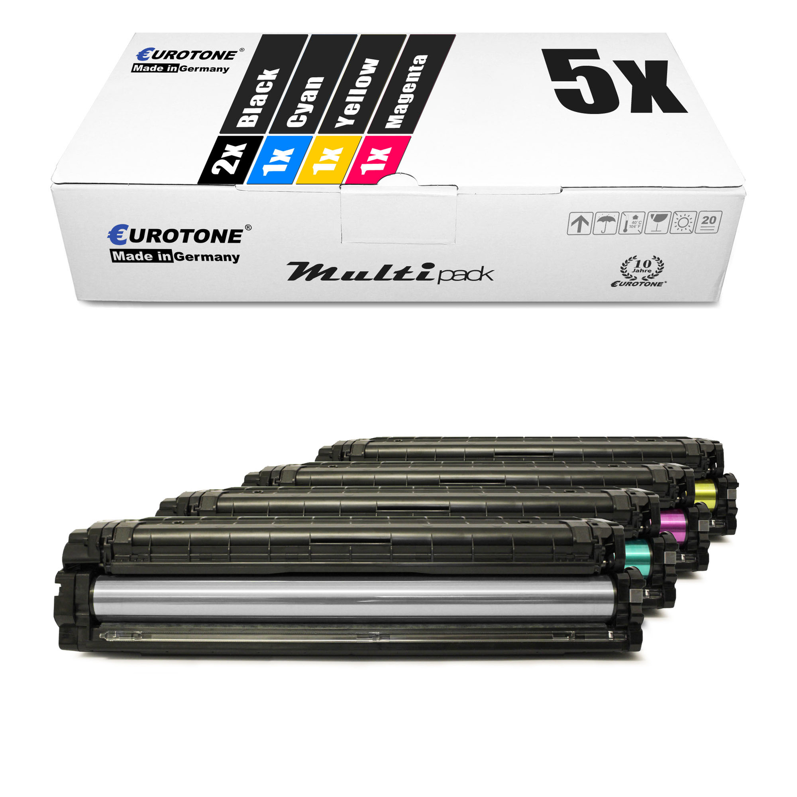 5x Eco Toner for Samsung CLP-680-ND CLX-6260-ND