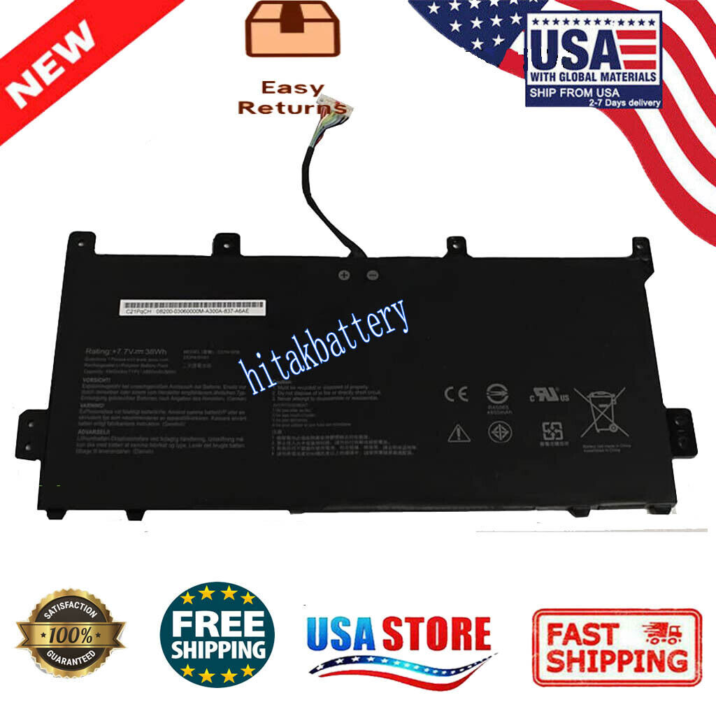 C21N1808 Battery For ASUS Chromebook C423NA-1A C523NA C523NA-1A C523NA-A20007