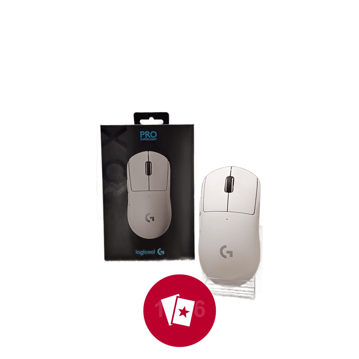 LOGICOOL Gaming Mouse Wireless 2.4GHz 25600dpi 5 Buttons 63.5x40x125mm Japan