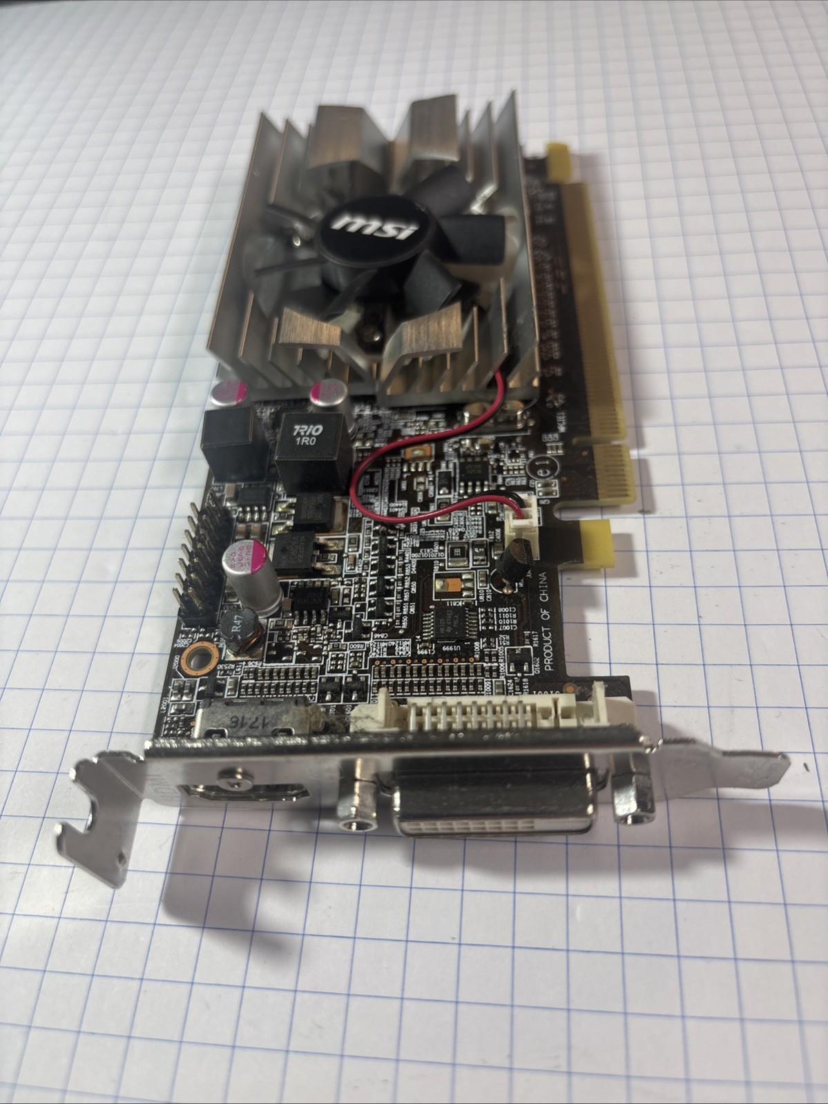MSI AMD Radeon HD 6450 R6450-MD1GD3/LP Video Graphics Card GPU @MB40