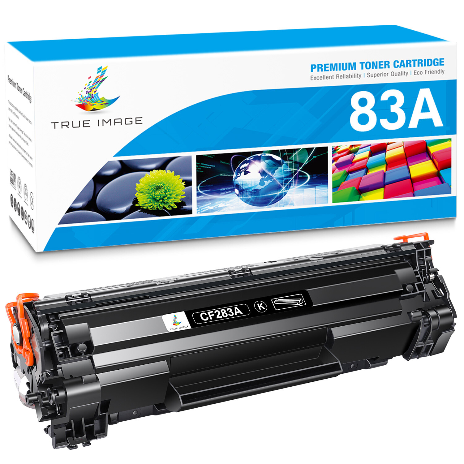 1 Pack CF283A Toner Cartridge Compatible With HP 83A LaserJet Pro M127fn M201dw