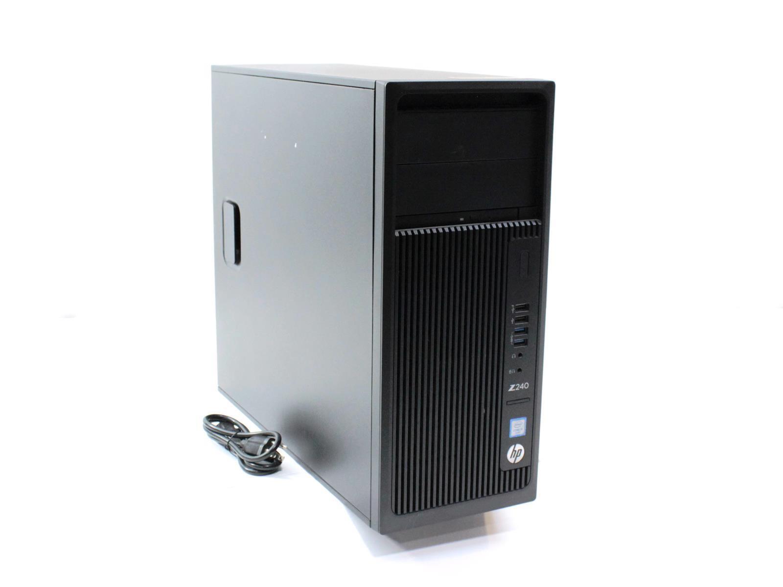 HP Z240 | 3.20GHz Core i5-6500 | 16GB PC4 | 256GB SSD | DVD-RW | Onboard