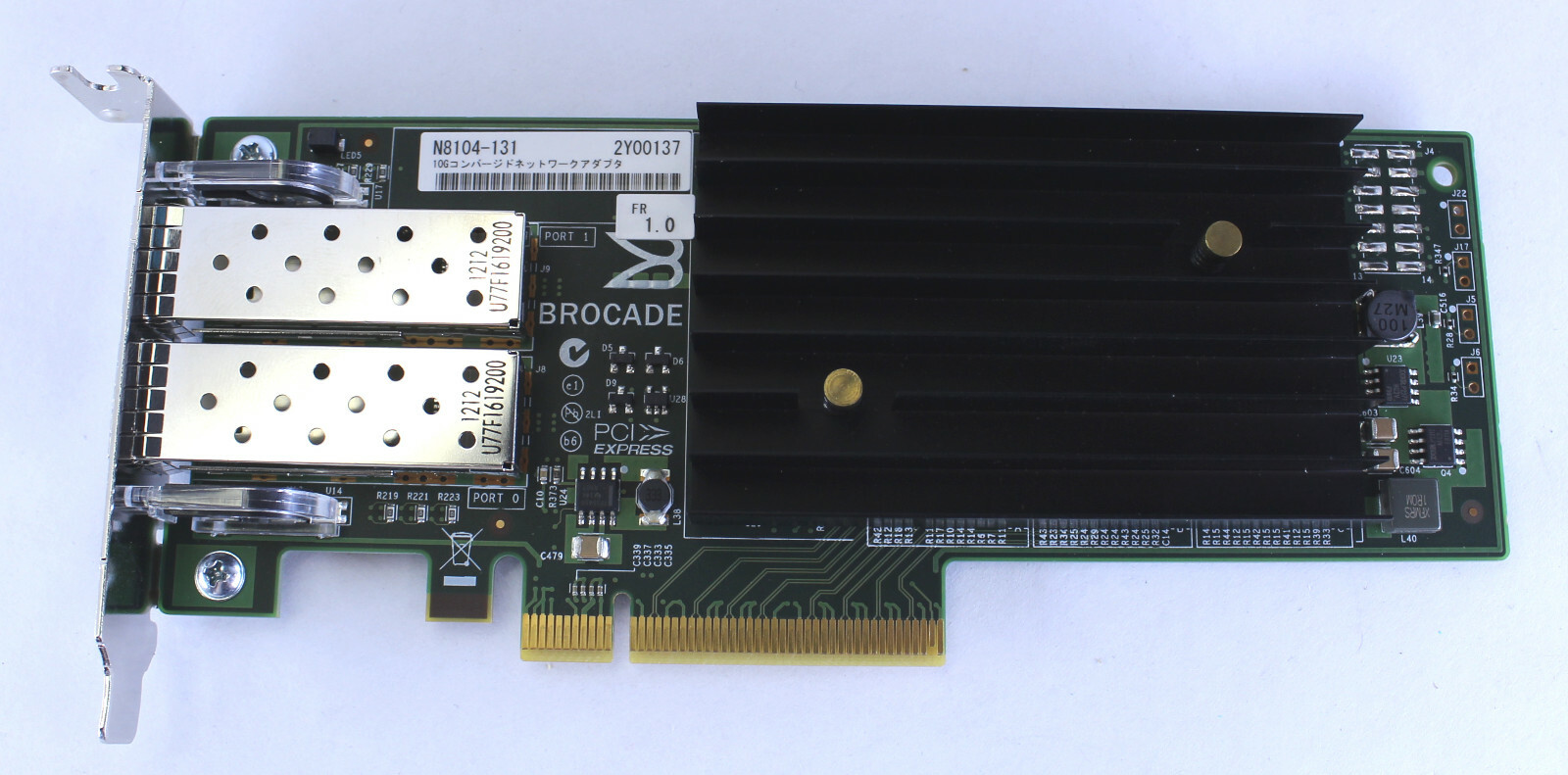 NEC BROCADE N8104-131 1020 Dual Port 10Gbps Converged Network Adapter BR1020-01