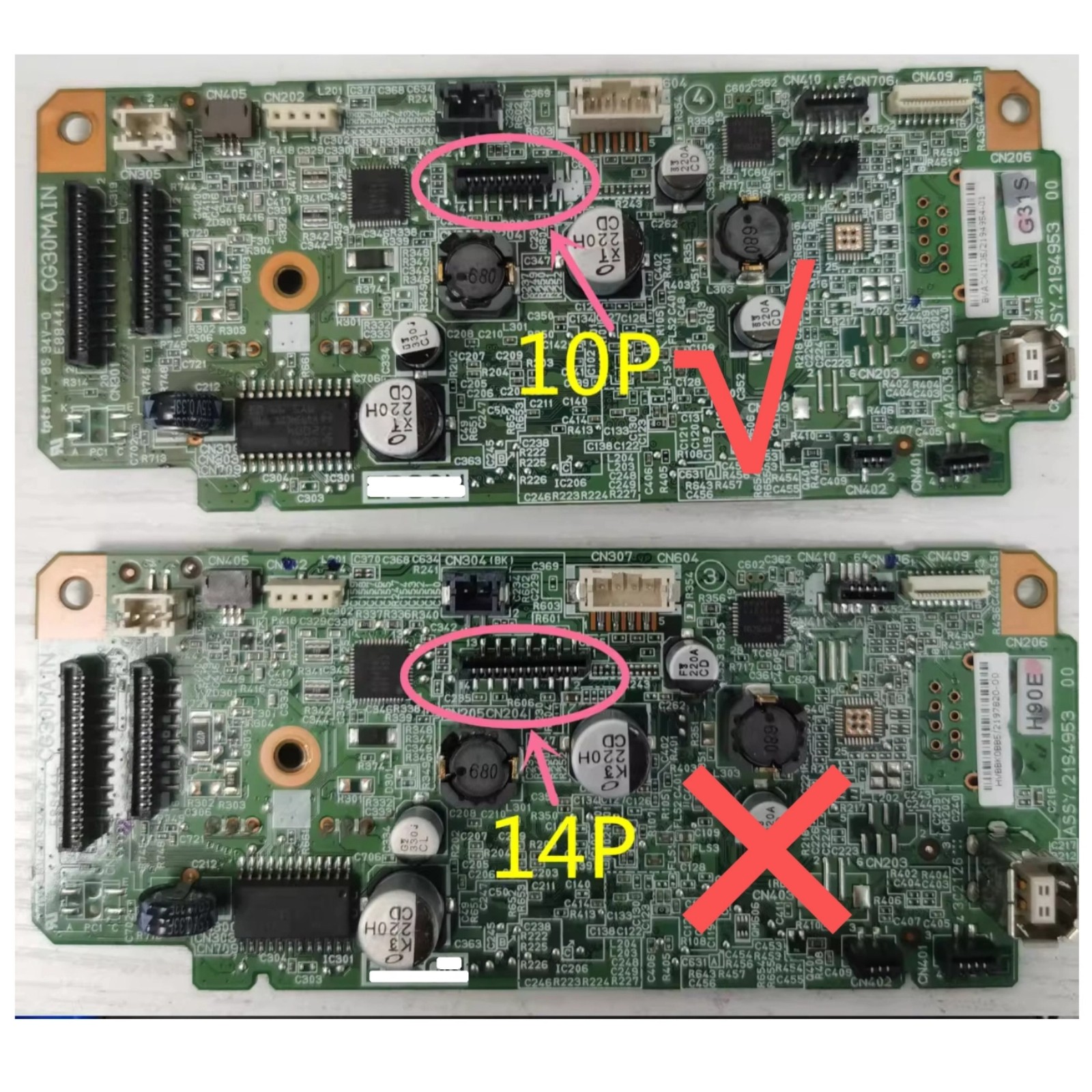 10pin Main Board Motherboard Fits For EPSON EcoTank Printer Parts L 5290 L5290