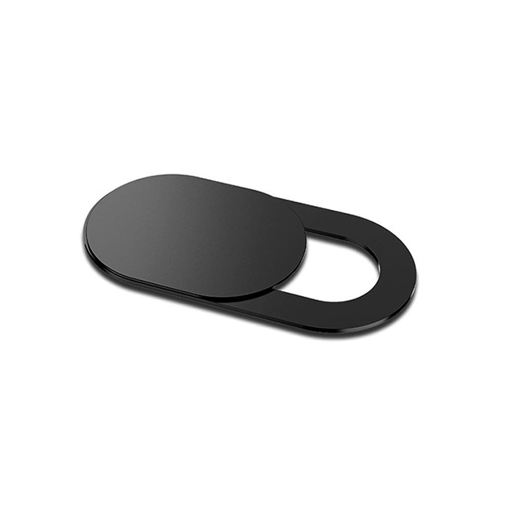 6Pcs Ultra Thin Webcam Cover Slider, Plastic, Black