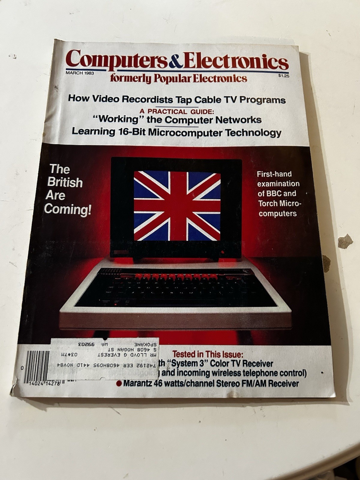 Computers & Electronics March 1983 Magazine BBC Micro British Computers Vintage