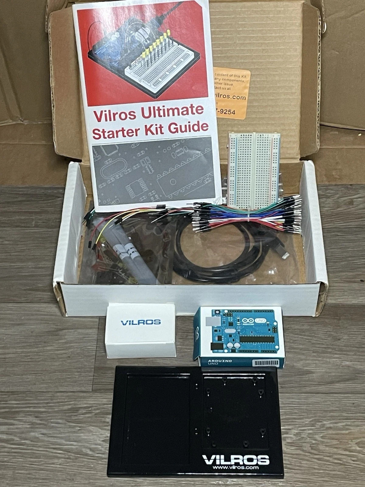 Vilros Arduino Uno 3 Includes LCD Module, Servo Motor Proto Ultimate Starter Kit