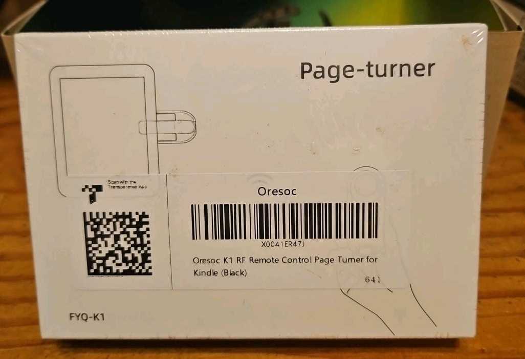 DATAFY REMOTE CONTROL PAGE TURNER FOR KINDLE PAPERWHITE, KOBO, OASIS E READERS