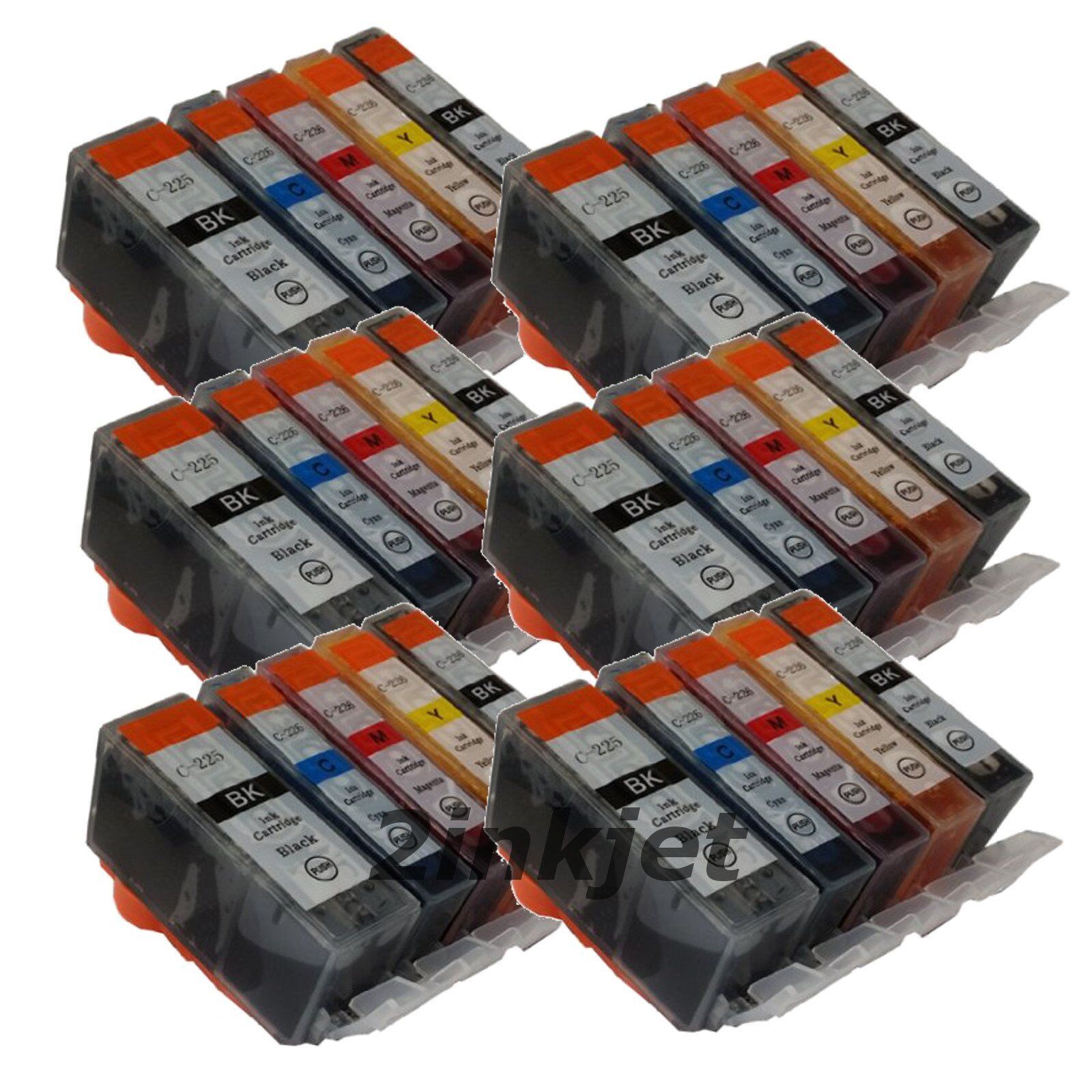 30 PK PGI-225 CLI-226 Compatible Ink Cartridge For Canon PIXMA MX712 MX882 MX892