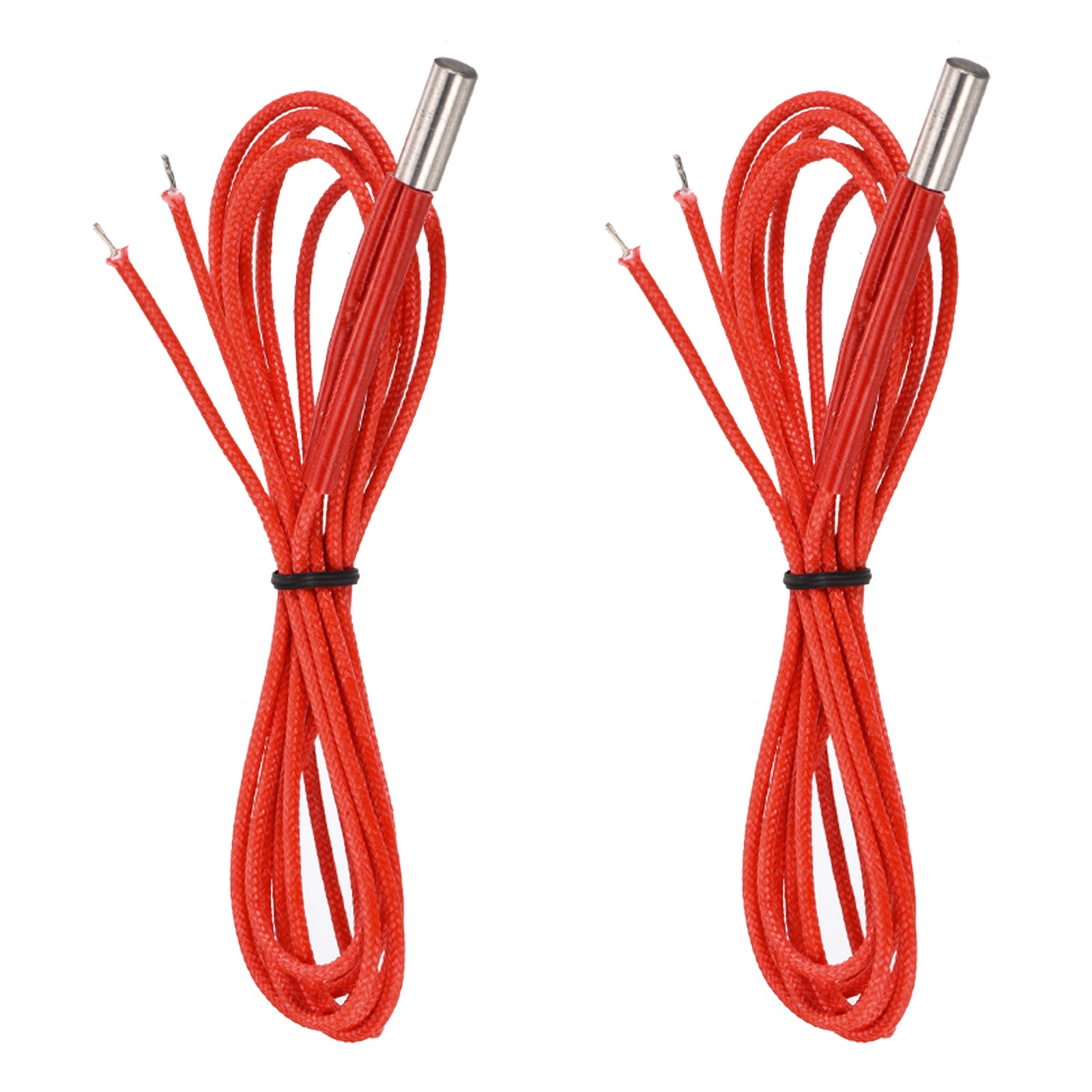 Ceramic Cartridge Heater, DC24V 40W Heater,Red 2 Pack