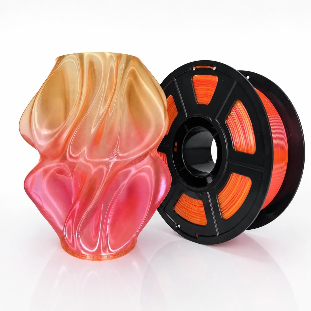 Stronghero3D PETG Filament, Orange Pink 1kg