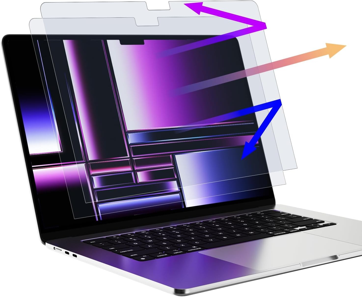 2 Pack Anti Blue Light Screen Protector for MacBook Pro 16 Inch (2021-2026)