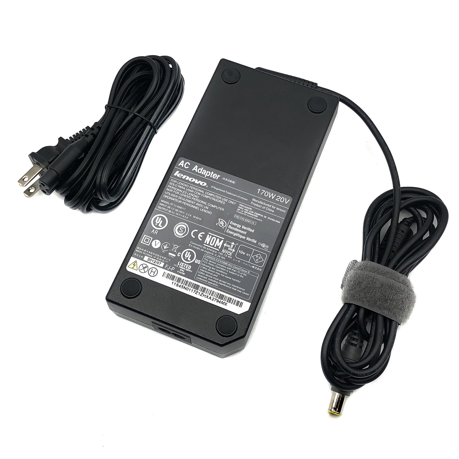 Genuine Lenovo AC Adapter 170W for Thinkpad Laptop W500 W510 W520 W530 Charger