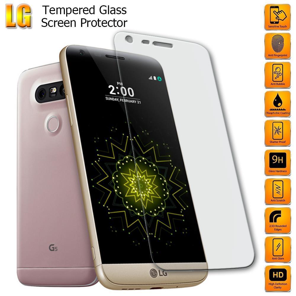 Premium 9H HD Ultra Slim Real Tempered Glass Screen Protector For LG Smart Phone