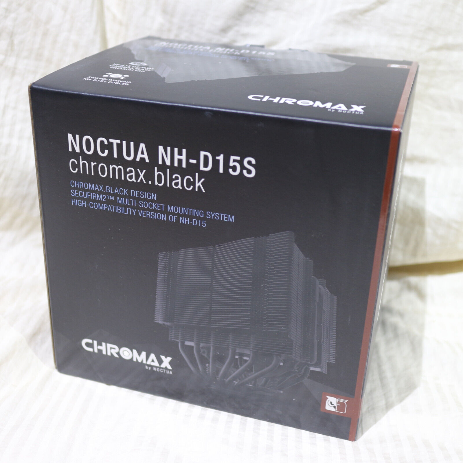 NEW Noctua Chromax Black NH-D15S Premium Dual-Tower CPU Cooler NF-A15 PWM