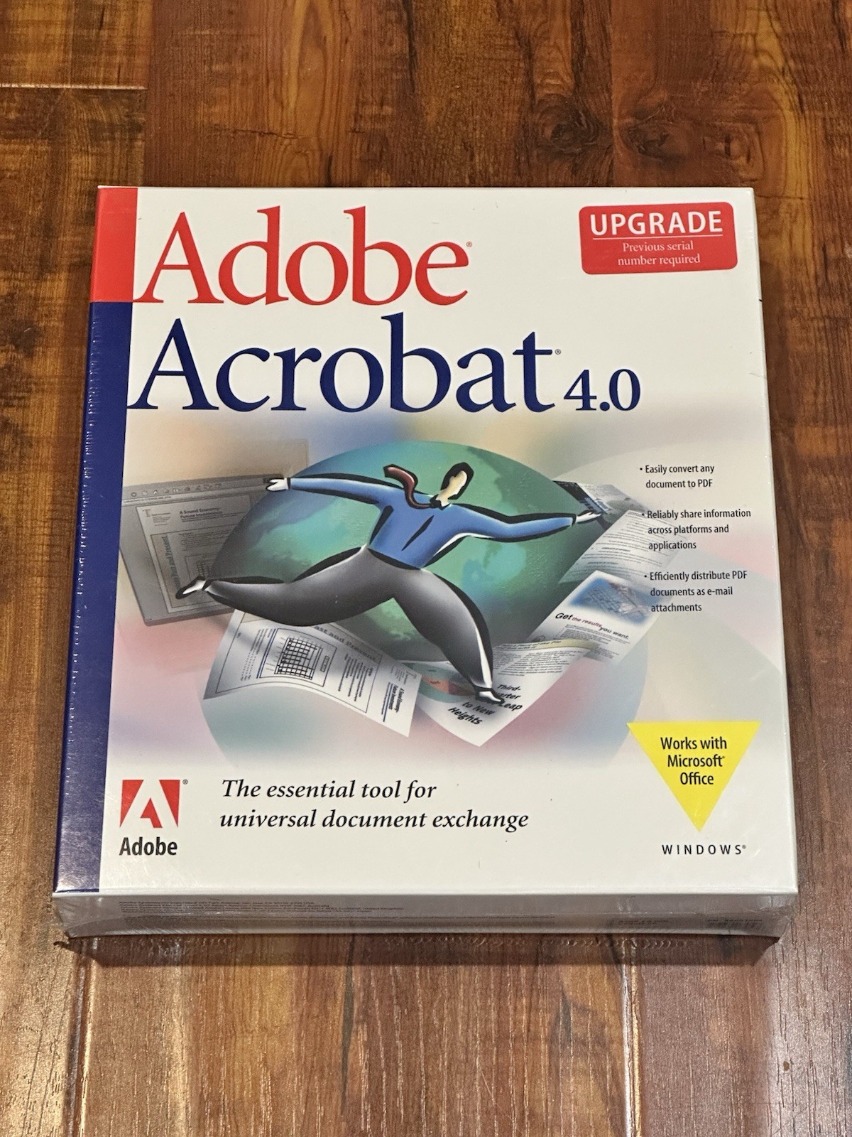 Vintage 1999 Adobe Acrobat 4.0 Upgrade for Windows - New & Sealed