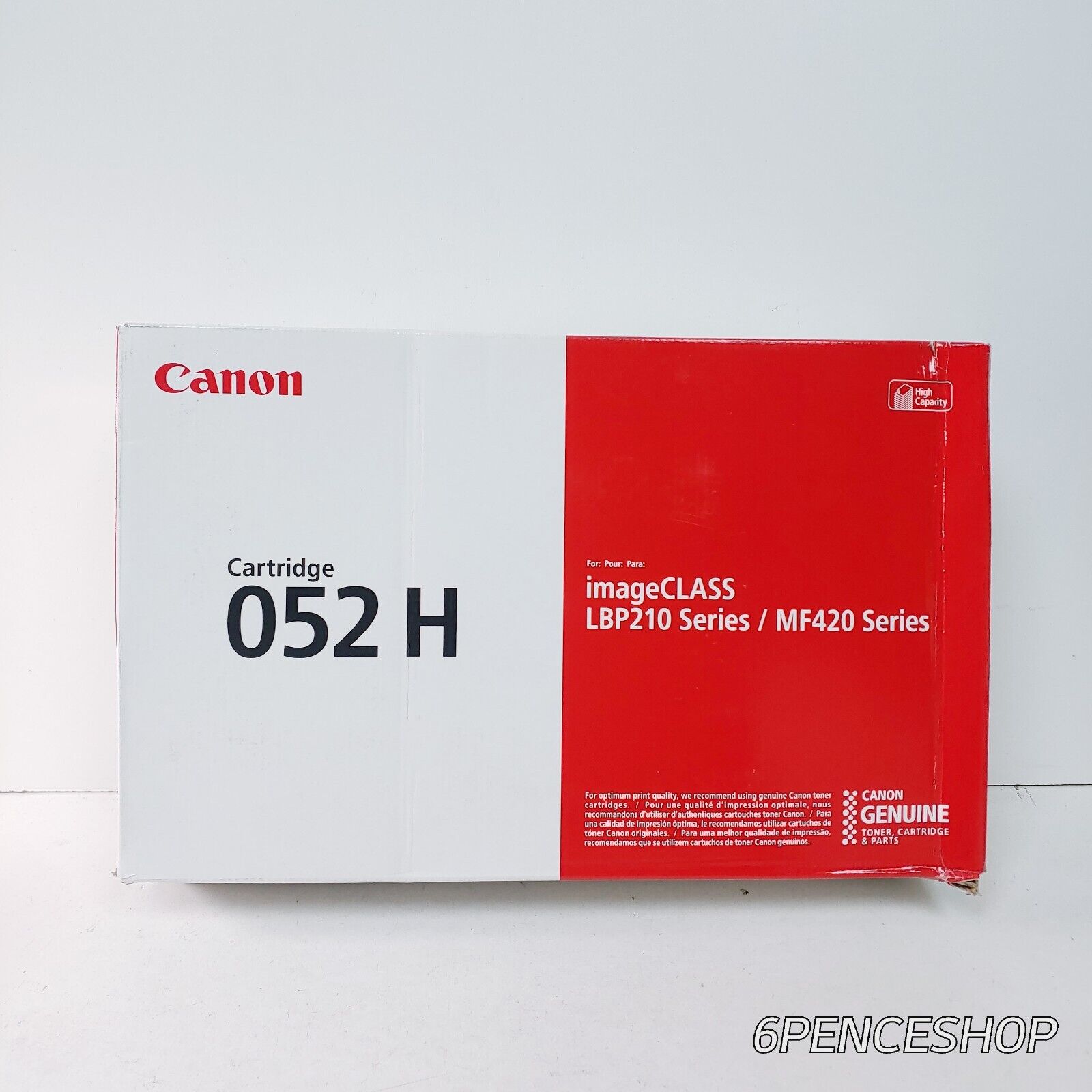 New *Deformed Box* CANON 052H Black Toner Cartridge  imageCLASS LBP210 Series