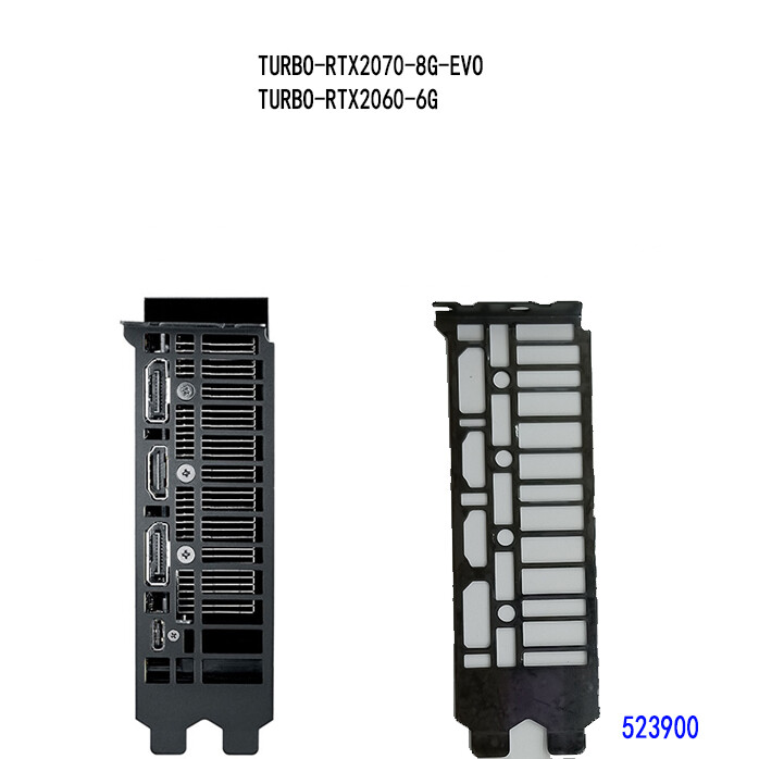 1pcs TURBO-RTX2070-8G-EVO TURBO-RTX2060-6G FOR ASUS I/O SHIELD Back Plate Bezel